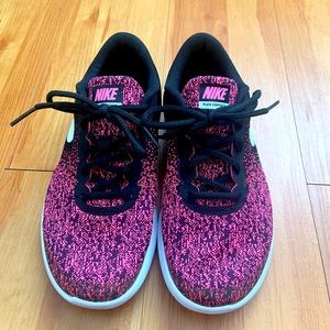 Pink Knit Nike Sneakers